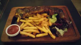 BBQ 烤辣味西班牙豬肋骨