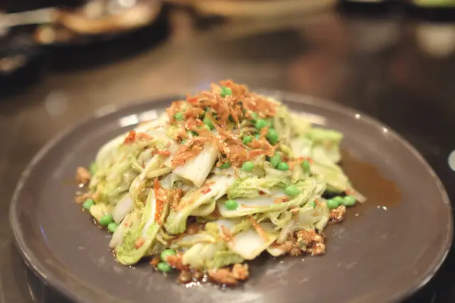 櫻花蝦XO醬嫩豆炒津菜