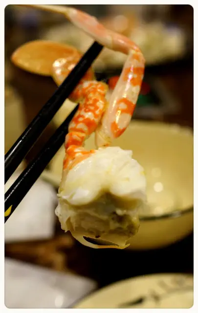 黑松露墨魚丸豬皮蒸海蟹