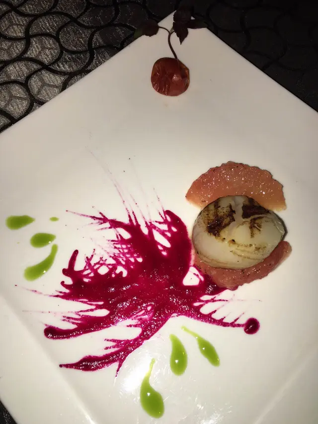 柚子伴帶子刺身