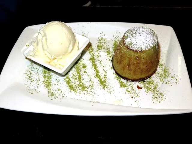 綠茶心太軟配雪糕