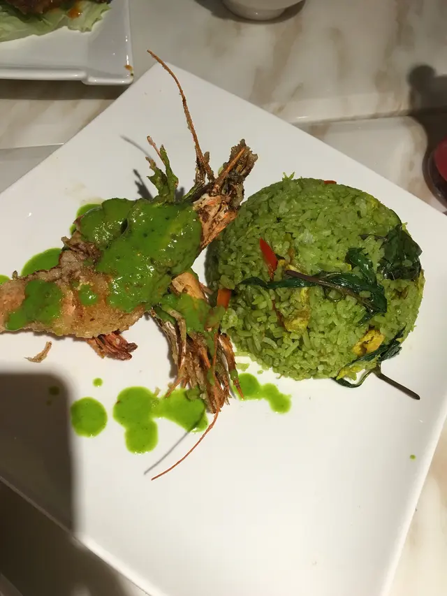 大蝦青咖哩飯
