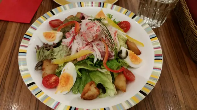 尼斯風松葉蟹沙律