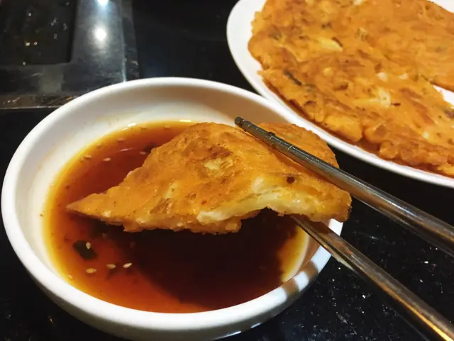 香煎辣泡菜餅