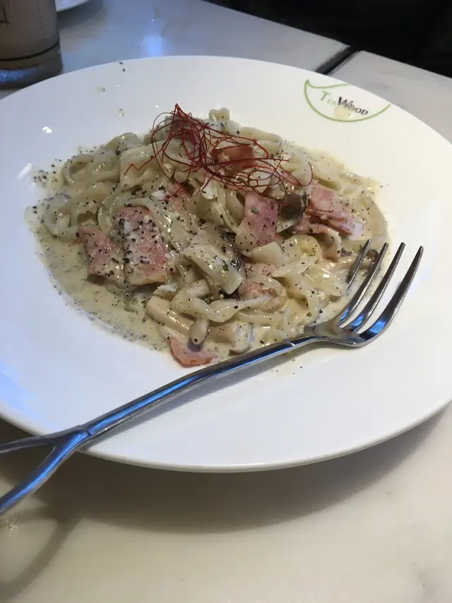 松露野菌培根手作面
