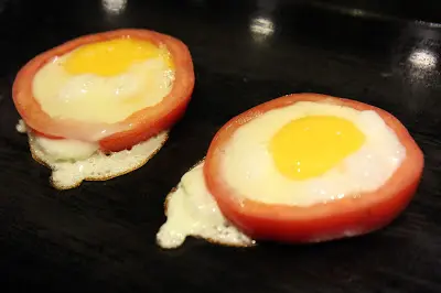 鮮嫩蛋汁蕃茄圈