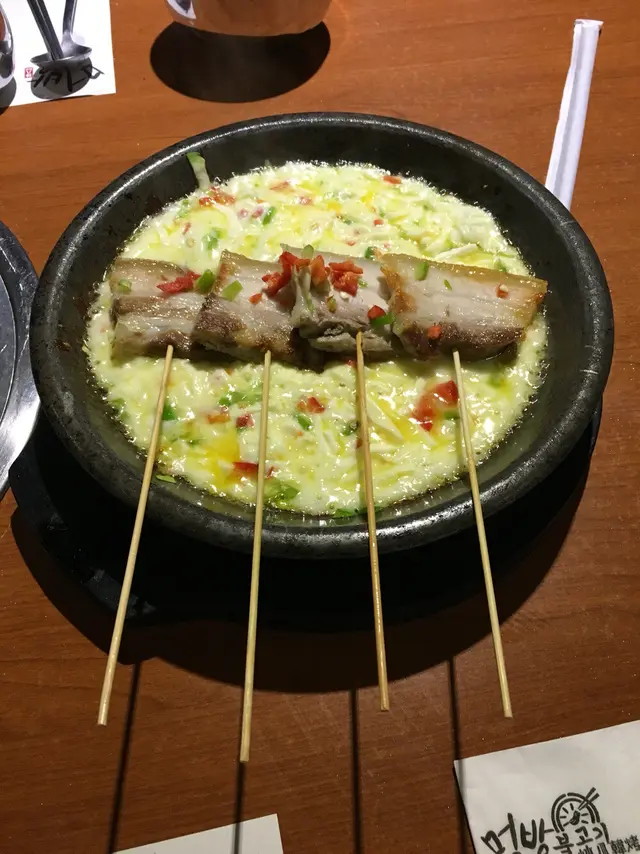 五花腩芝士串燒