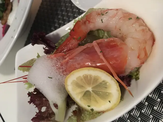 北海道甘蝦伴蘆薈沙律