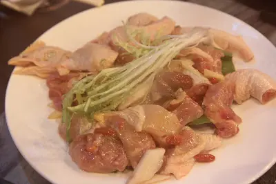 鮮淮山紅棗杞子蒸新鮮雞