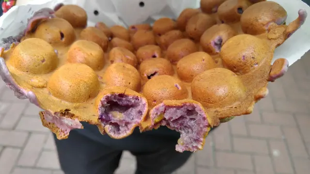 紫薯蕃薯雞蛋仔