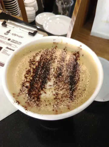 large cappuccino