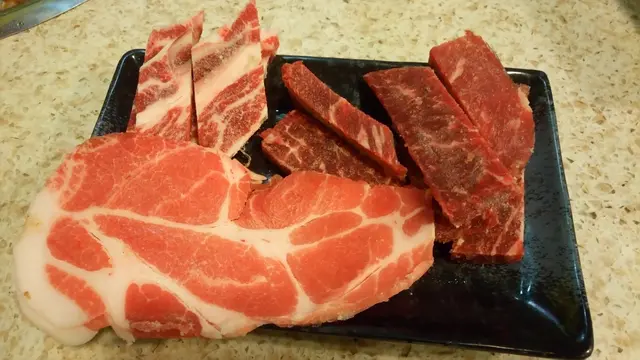 豚肉片, 牛仔骨, 切條靚牛扒