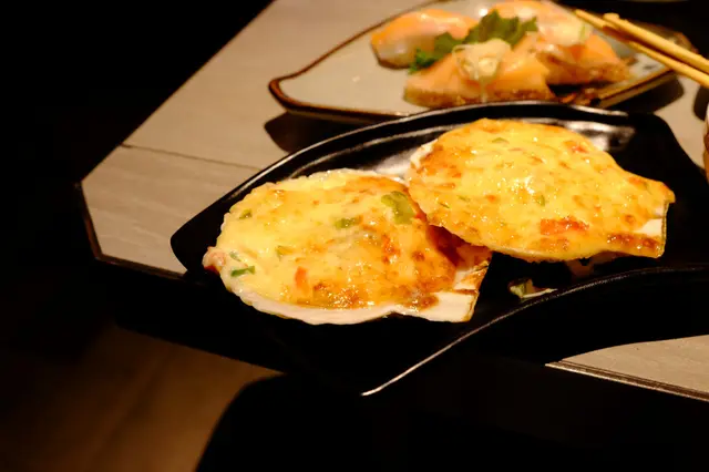 黃金燒原隻帆立貝