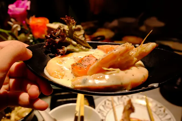 白汁芝士炒海蝦