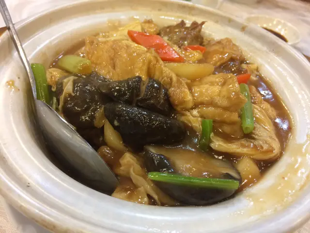 咖哩素羊腩枝竹煲
