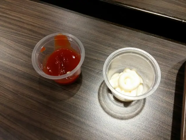 可以自己拎茄汁同沙律醬