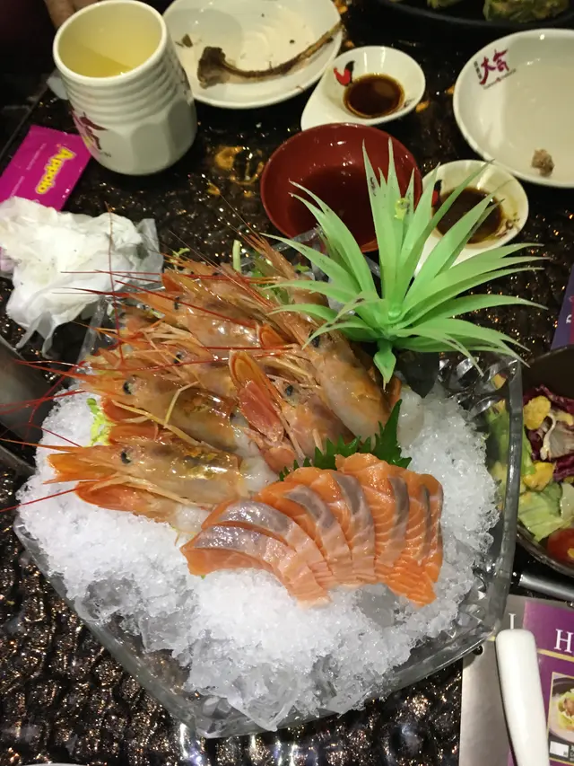 挪威三文魚、珍寶赤蝦剌身