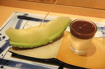 日本福崗縣蜜瓜及紅豆奶凍