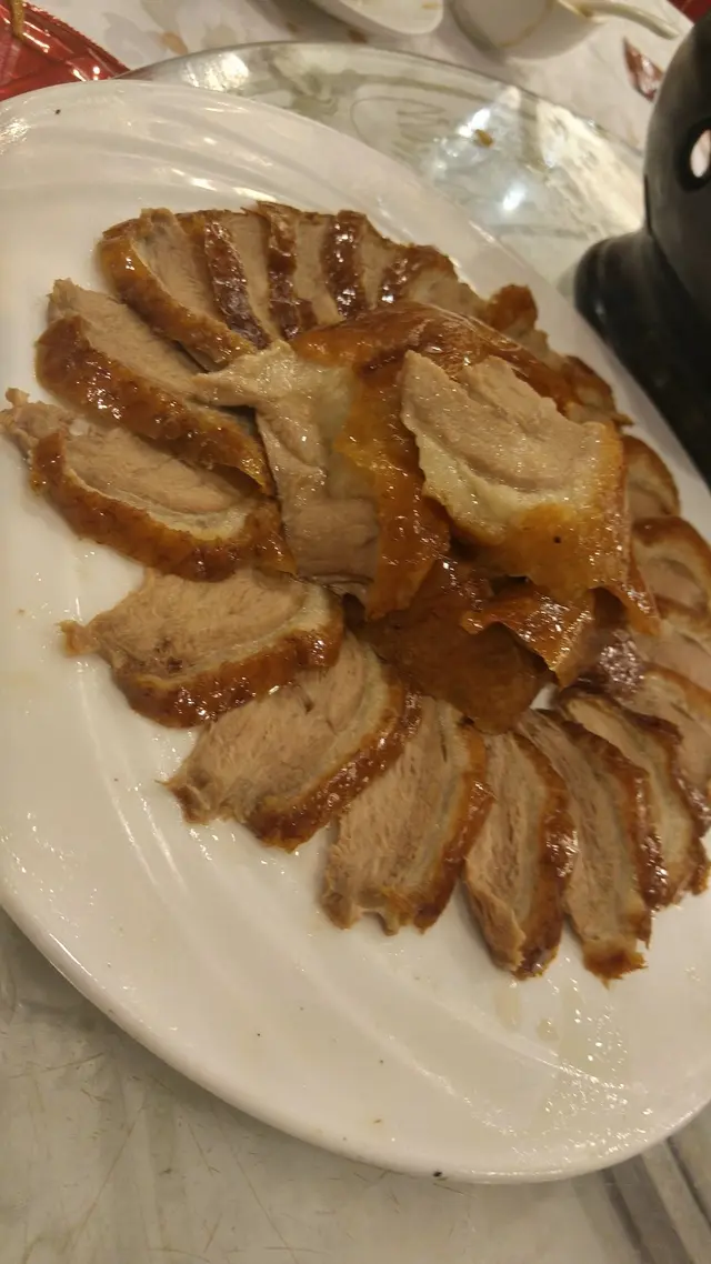 皮烤不脆,肉偏''梅''