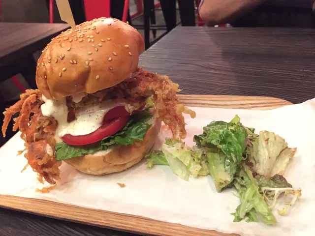 明太子軟殻蟹漢堡