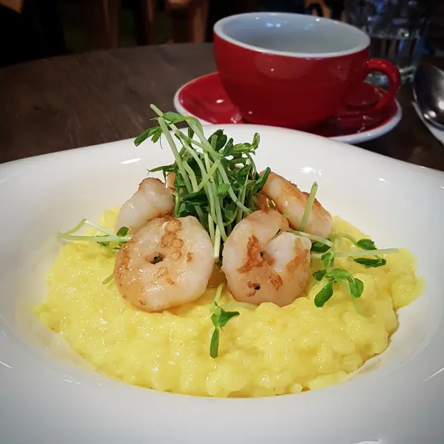 鮮蝦黃薑意大利飯