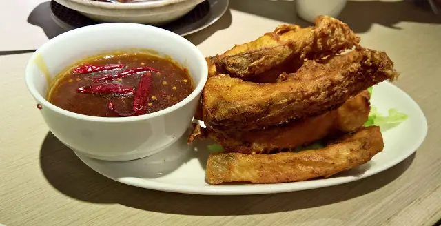 香脆辣魚腩