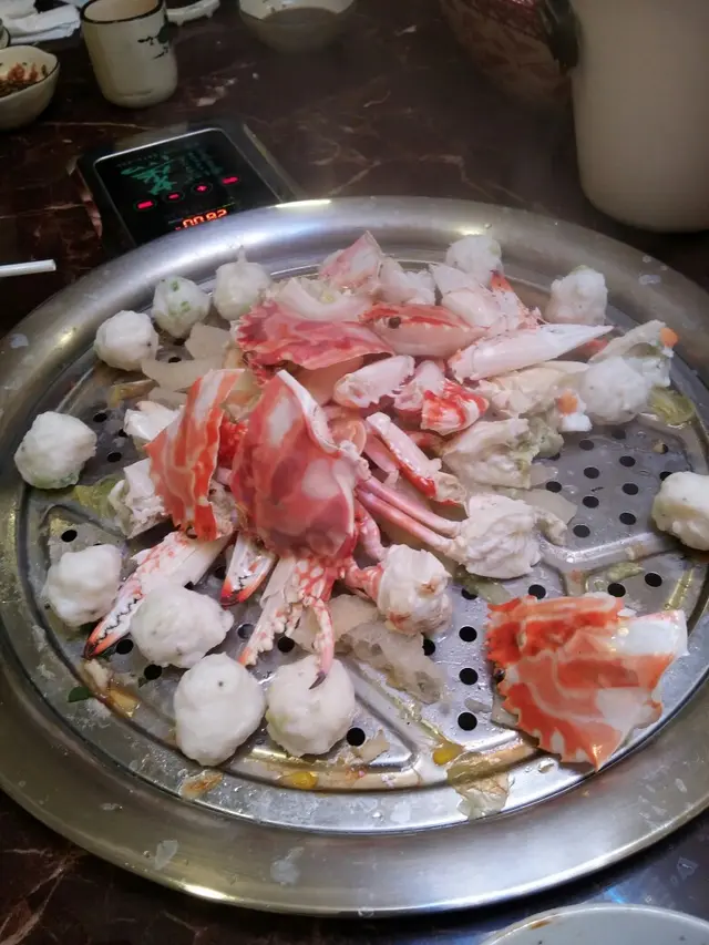 蟹夠新鮮,但也是基本要求
墨魚丸鮮甜又彈牙, 估計是自家制的吧!👍