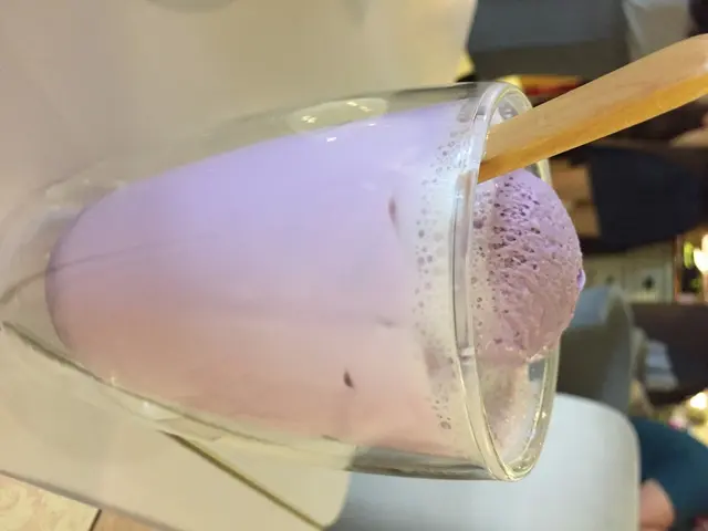 紫薯香芋雪糕牛奶