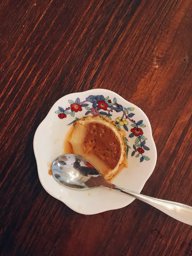 送的甜品布丁！