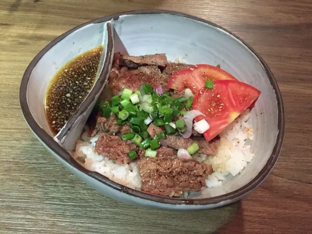 安黑安格斯肉眼牛扒飯