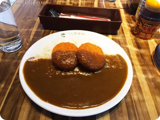 好整齊的炸忌廉咖哩飯