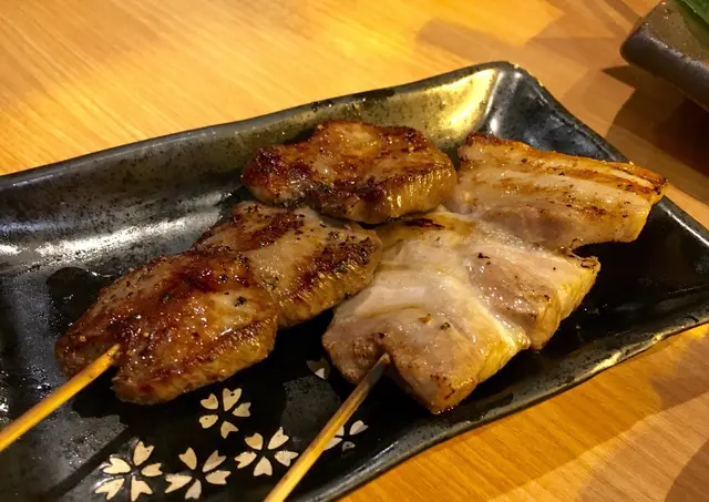 鹽燒厚切牛舌、鹽燒厚切豚腩肉