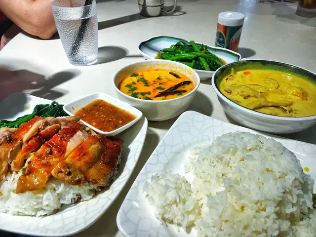 黃咖喱豬頸肉飯