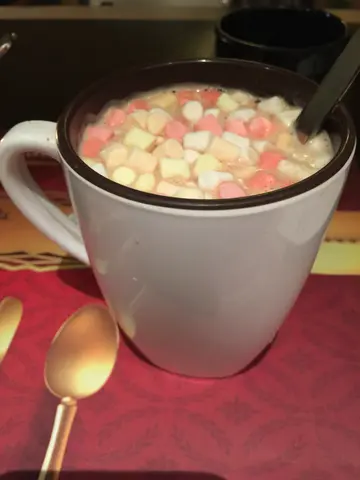 热香浓棉花糖朱古力