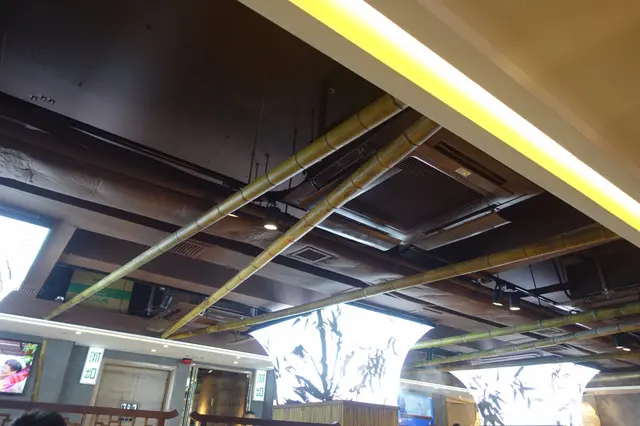 以竹林為裝潢主題，空間感一般！