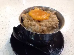 咸蛋肉餅飯