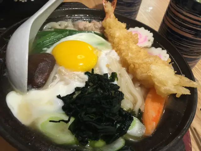 蝦很大很好吃，但烏冬平平