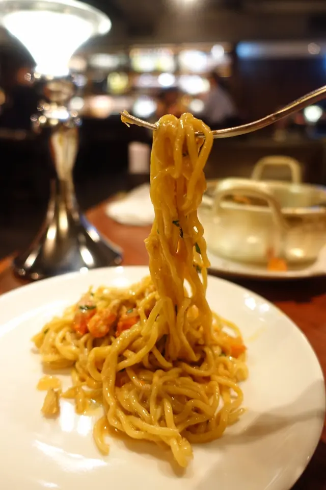 手製意大利粉軟硬適中;而且吸汁力強!