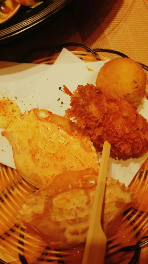 釀蟹蓋+炸廣島蠔+芝士年糕