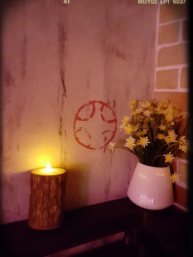 小盆栽及假蠟燭