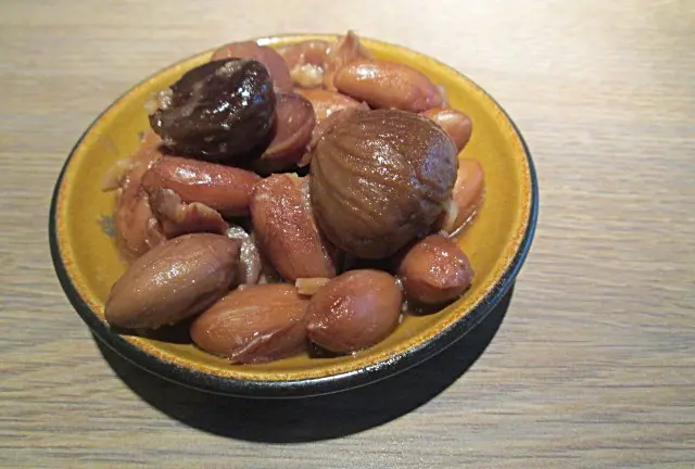有花生和栗子, 烹調入味