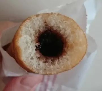 朱古力夹心麻糬棒中间