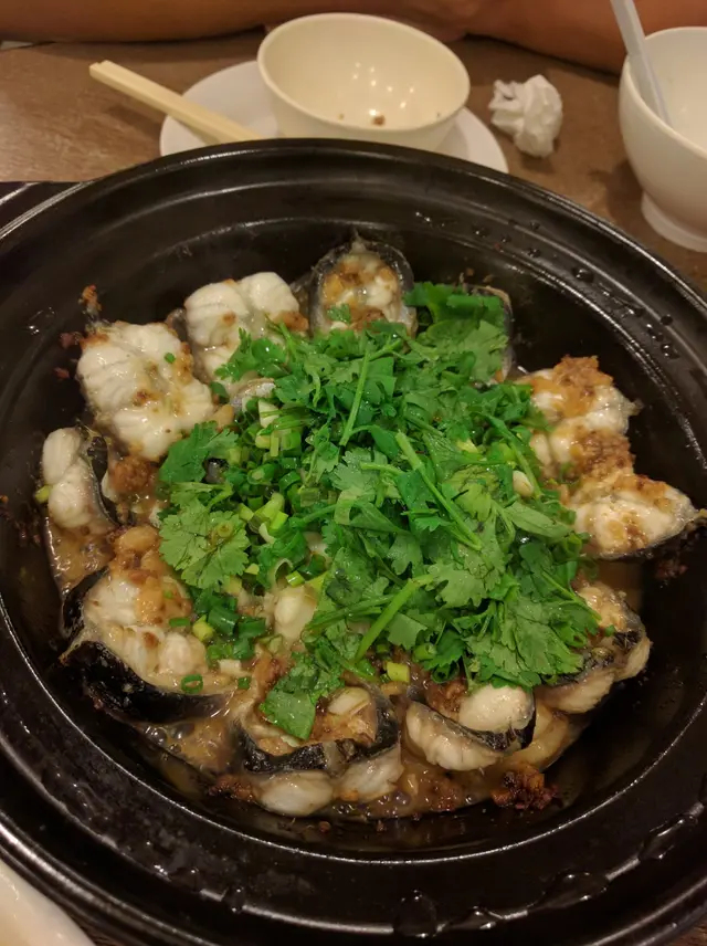 蒜蓉果皮蒸白鱔