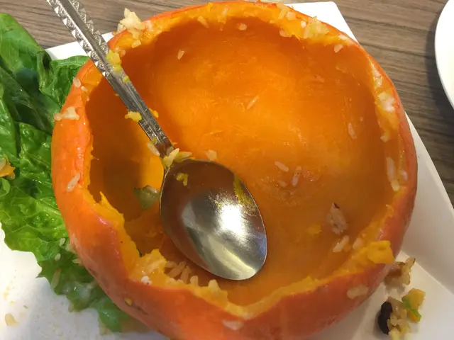 最後我們把整個焗飯都挖到底 食晒所有南瓜肉 可見好食得沒有誇張😂