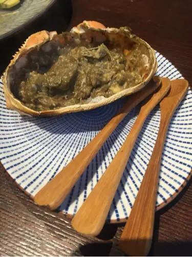 蟹肉蟹膏甲羅燒