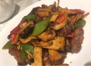 野菌燒汁牛柳條