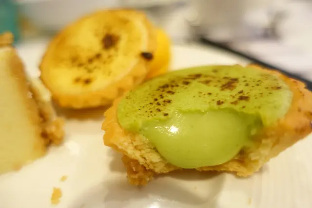 半熟流心芝士撻（芝士味，抹茶味）