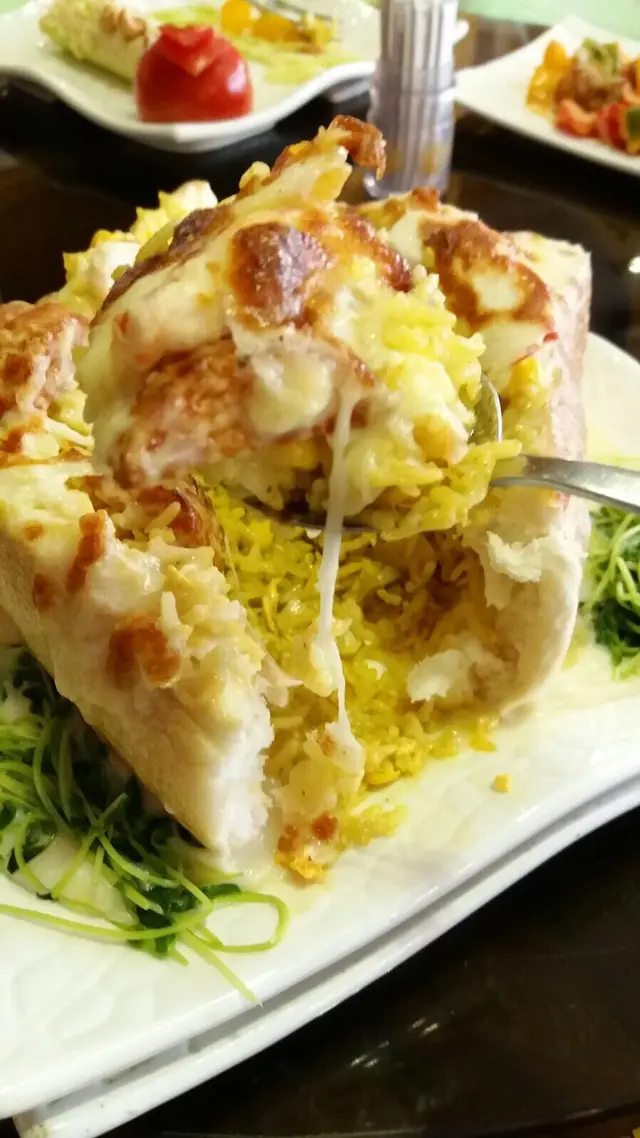 炒飯好乾爽，好香蛋味，好多芝士好正