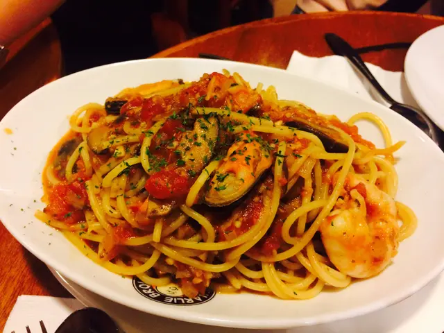 蕃茄茸海鮮意粉