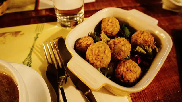 炸香草芝士意大利飯波